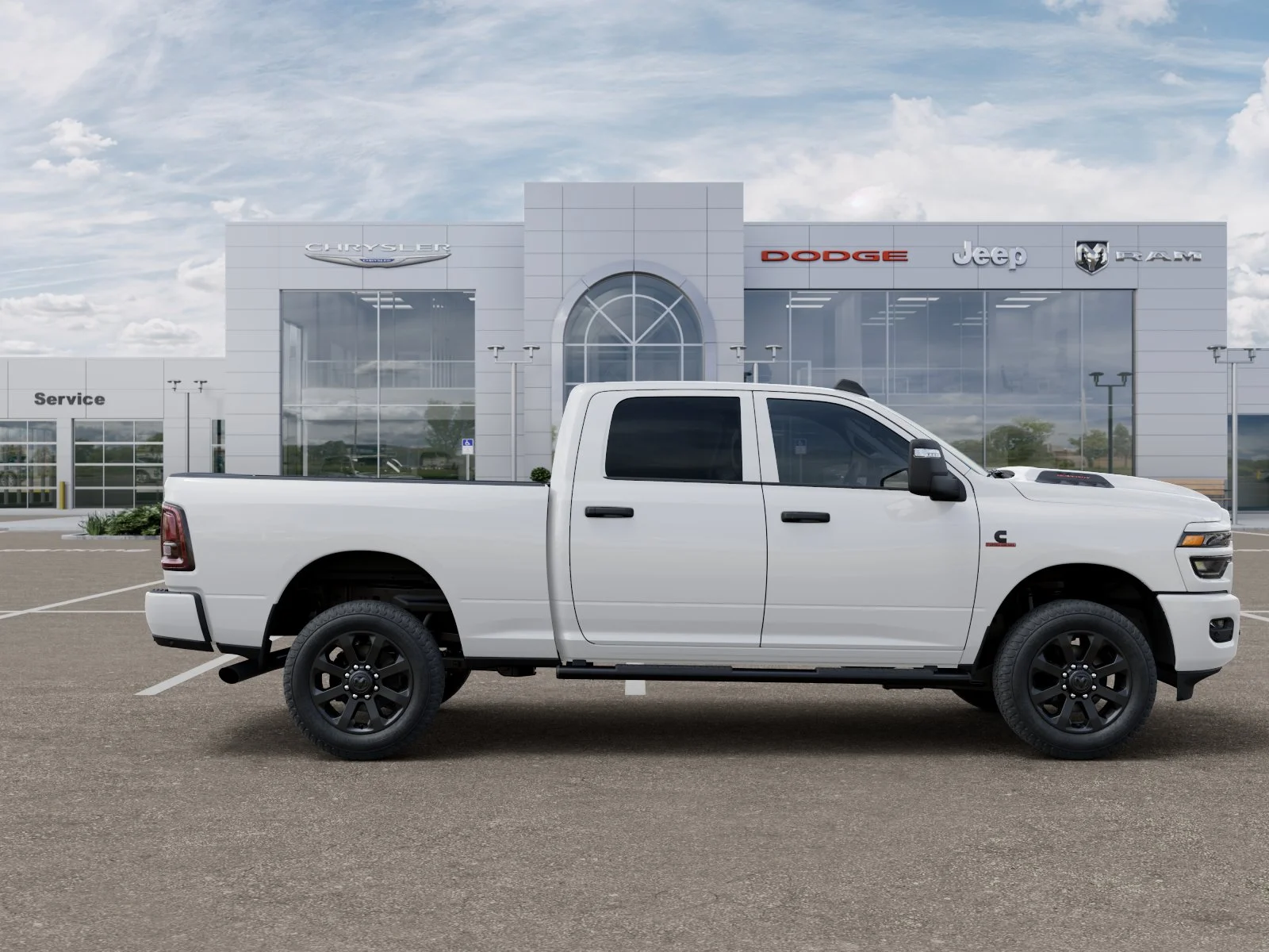 New 2026 Bright White Clear-Coat Exterior Paint RAM Tradesman image 48