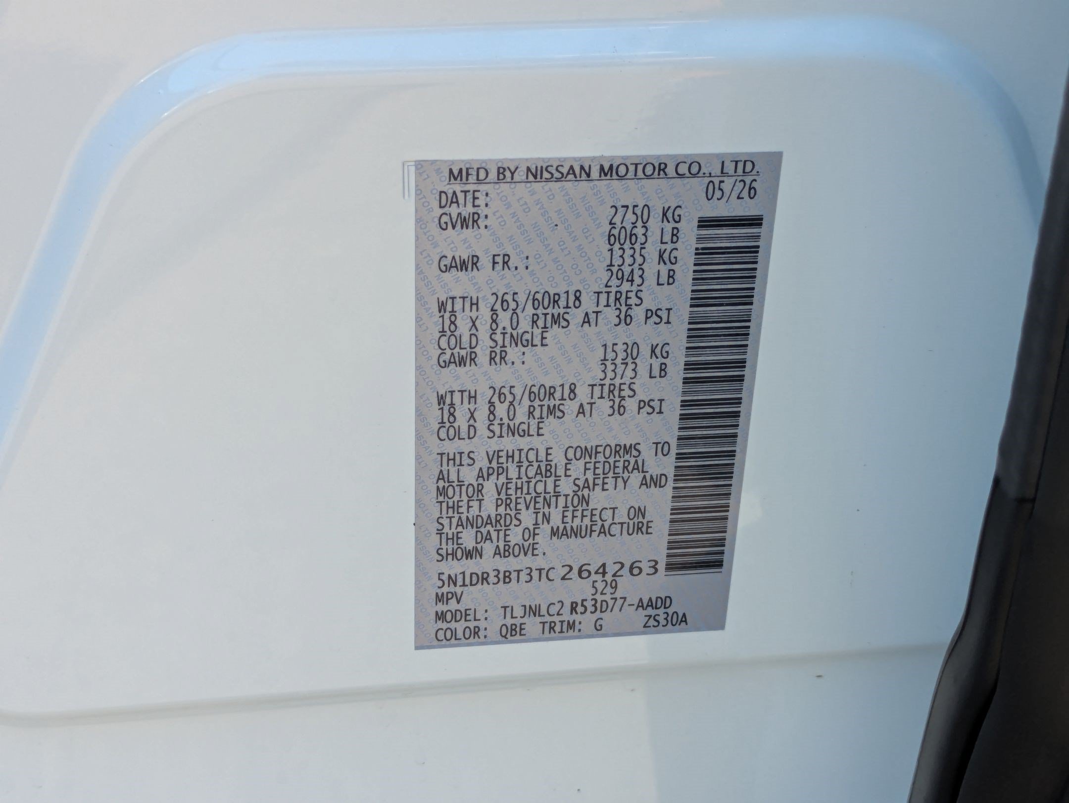 New 2026 Everest White Pearl Tricoat Nissan Rock Creek image 16