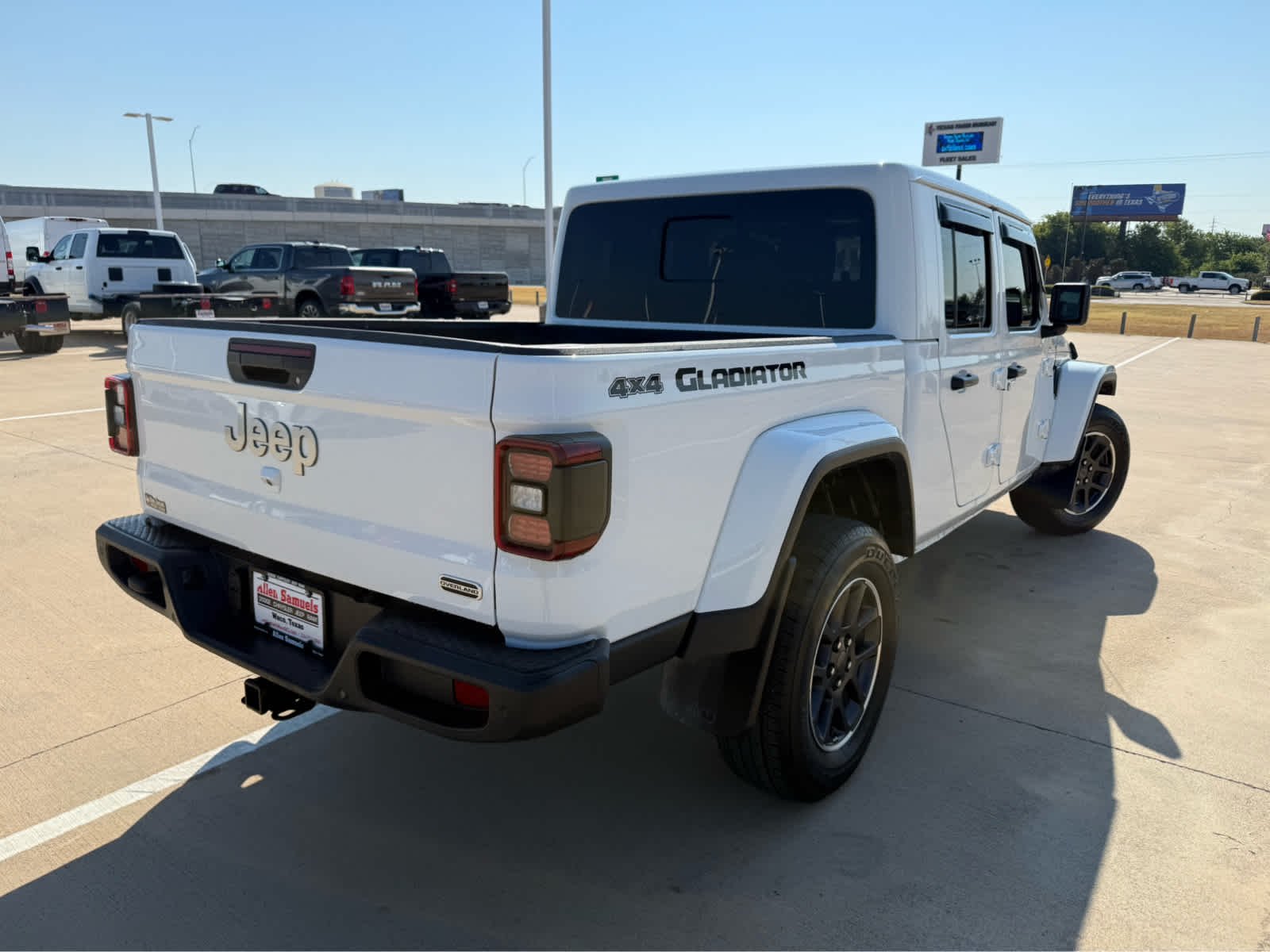 Used 2021 Bright White Clearcoat Jeep Overland image 6