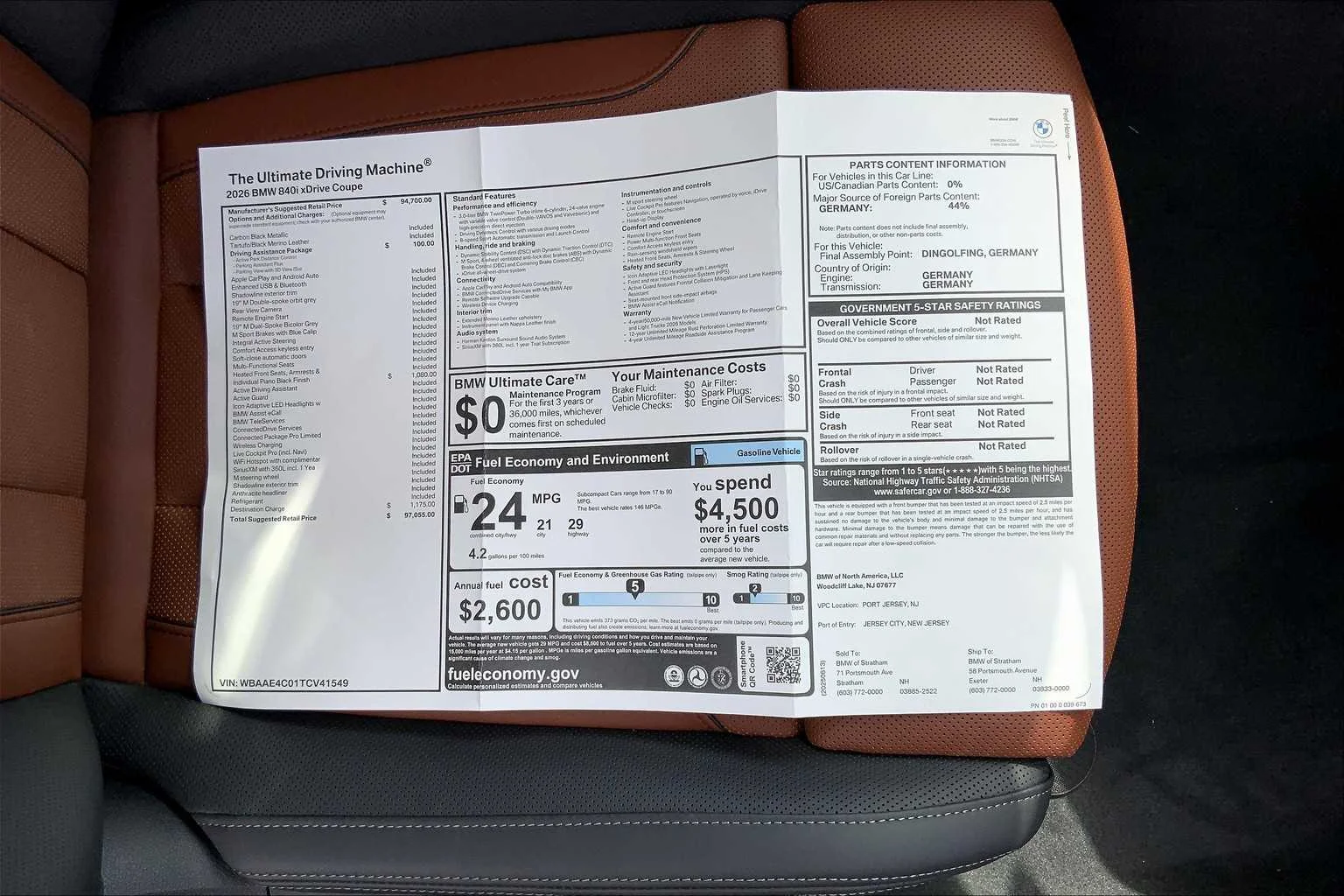 2026 BMW 8 Series 840i - Photo 18