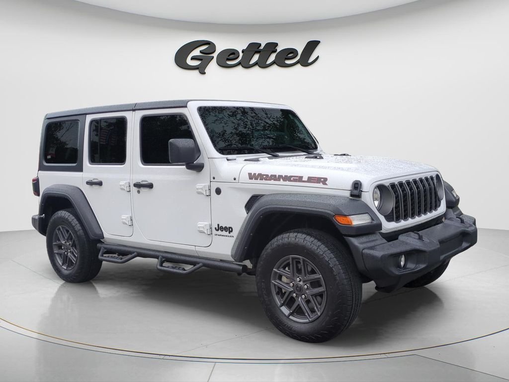 Used 2024 White Jeep Sport S image 3