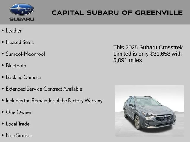 Used 2025 Gray Subaru Limited image 4