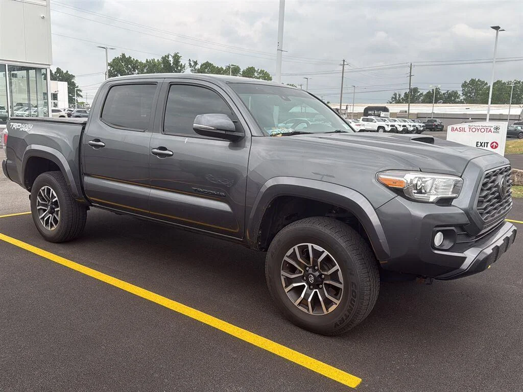 Used 2021 Magnetic Gray Metallic Toyota TRD Sport image 3