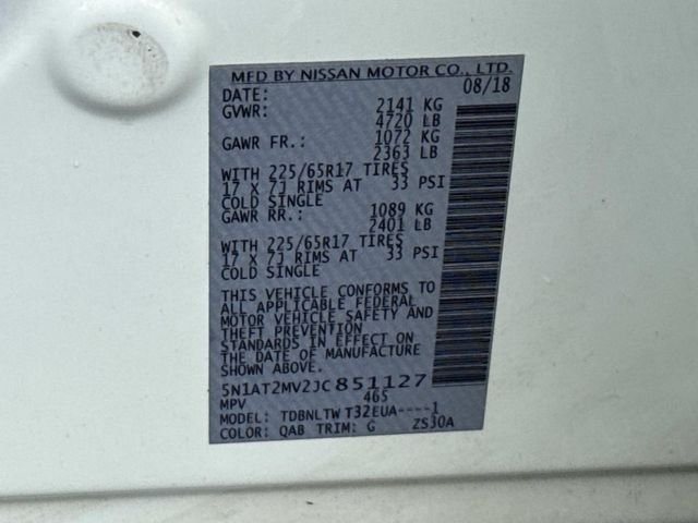 Used 2018 White Nissan SV image 30