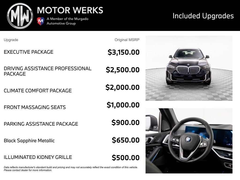 Certified Used 2026 Black Sapphire Metallic BMW xDrive50e image 4