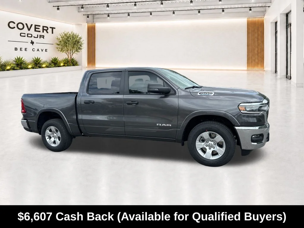 New 2026 Granite Crystal Metallic Clearcoat RAM Big Horn/Lone Star image 15