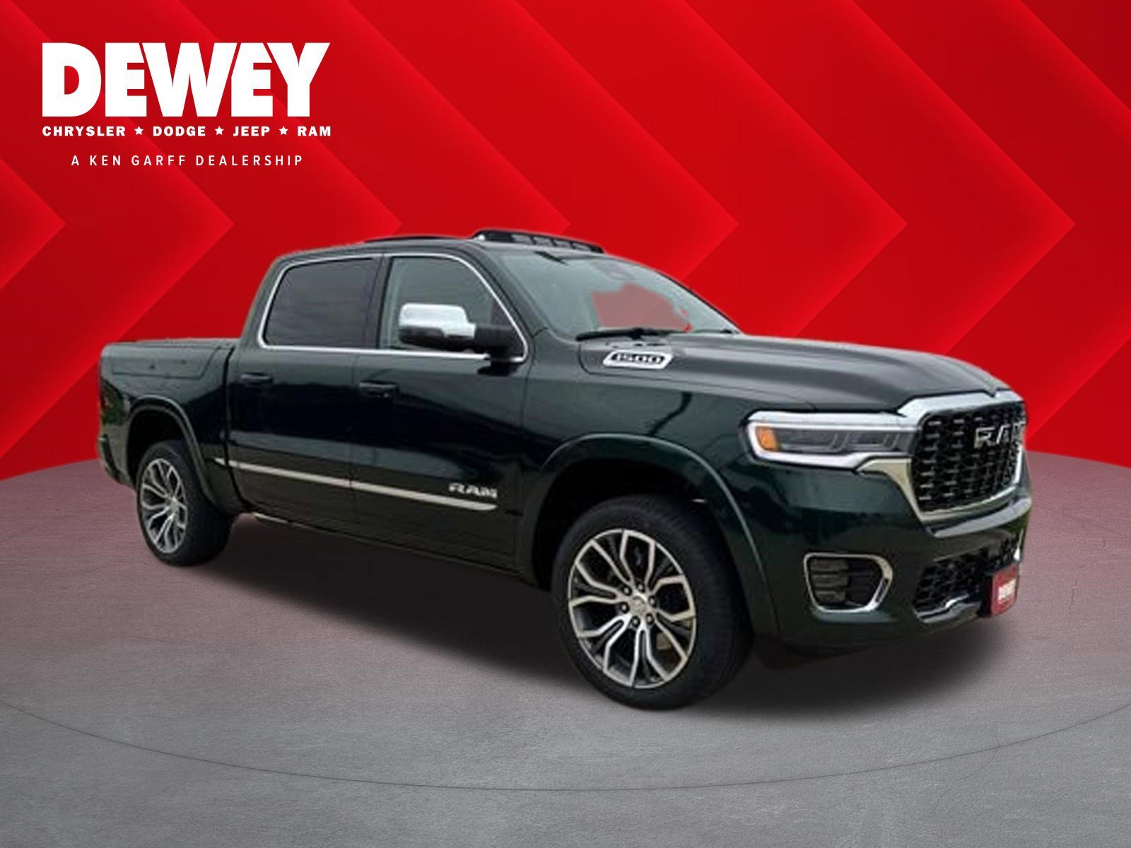 New 2026 Serrano-Green Metallic Exterior Paint RAM Tungsten image 1