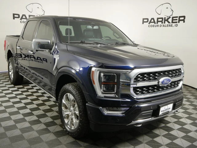Used 2022 Antimatter Blue Metallic Ford Platinum image 4