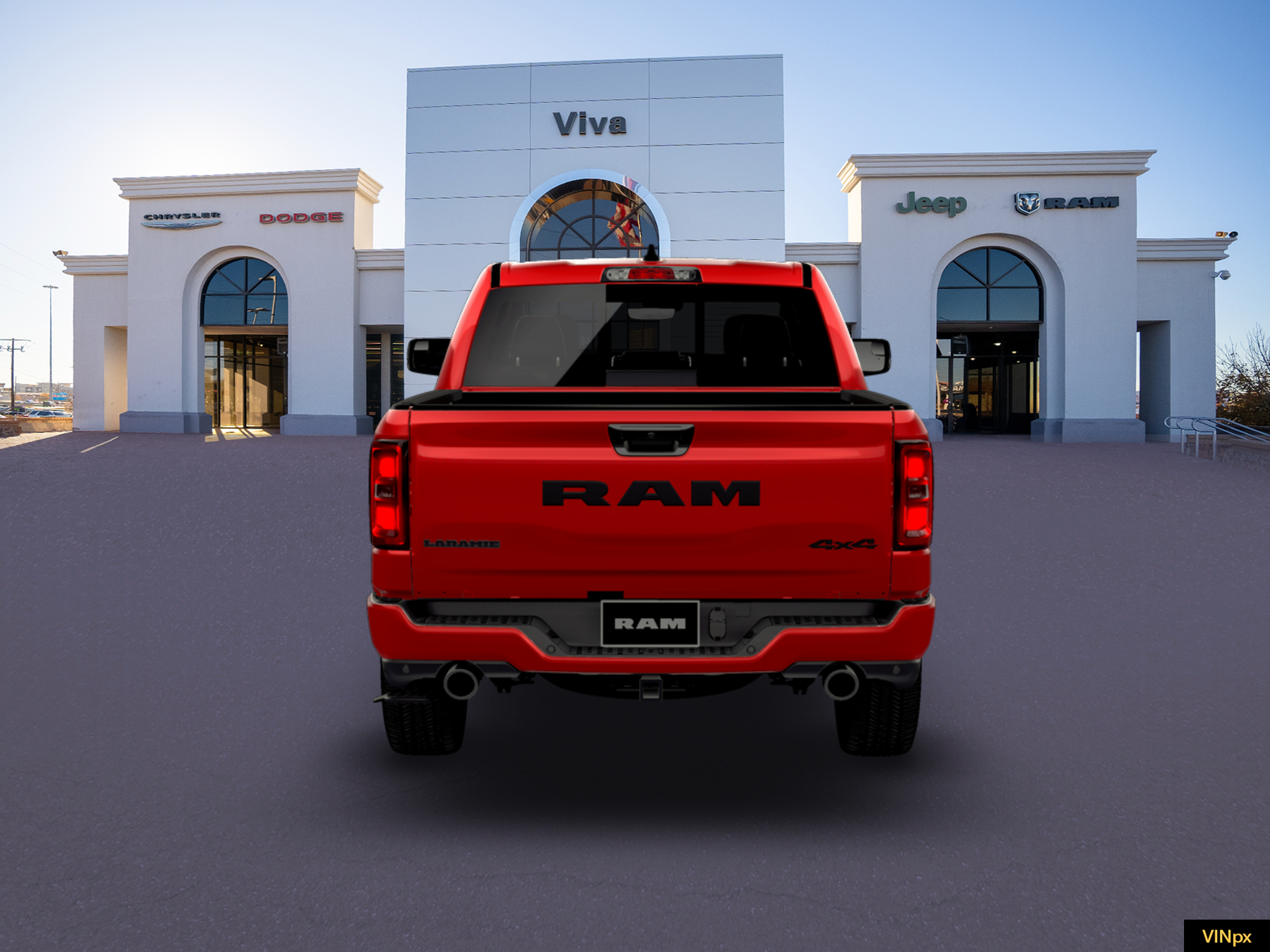 New 2026 Molten Red Pearl-Coat Exterior Paint RAM LARAMIE image 18