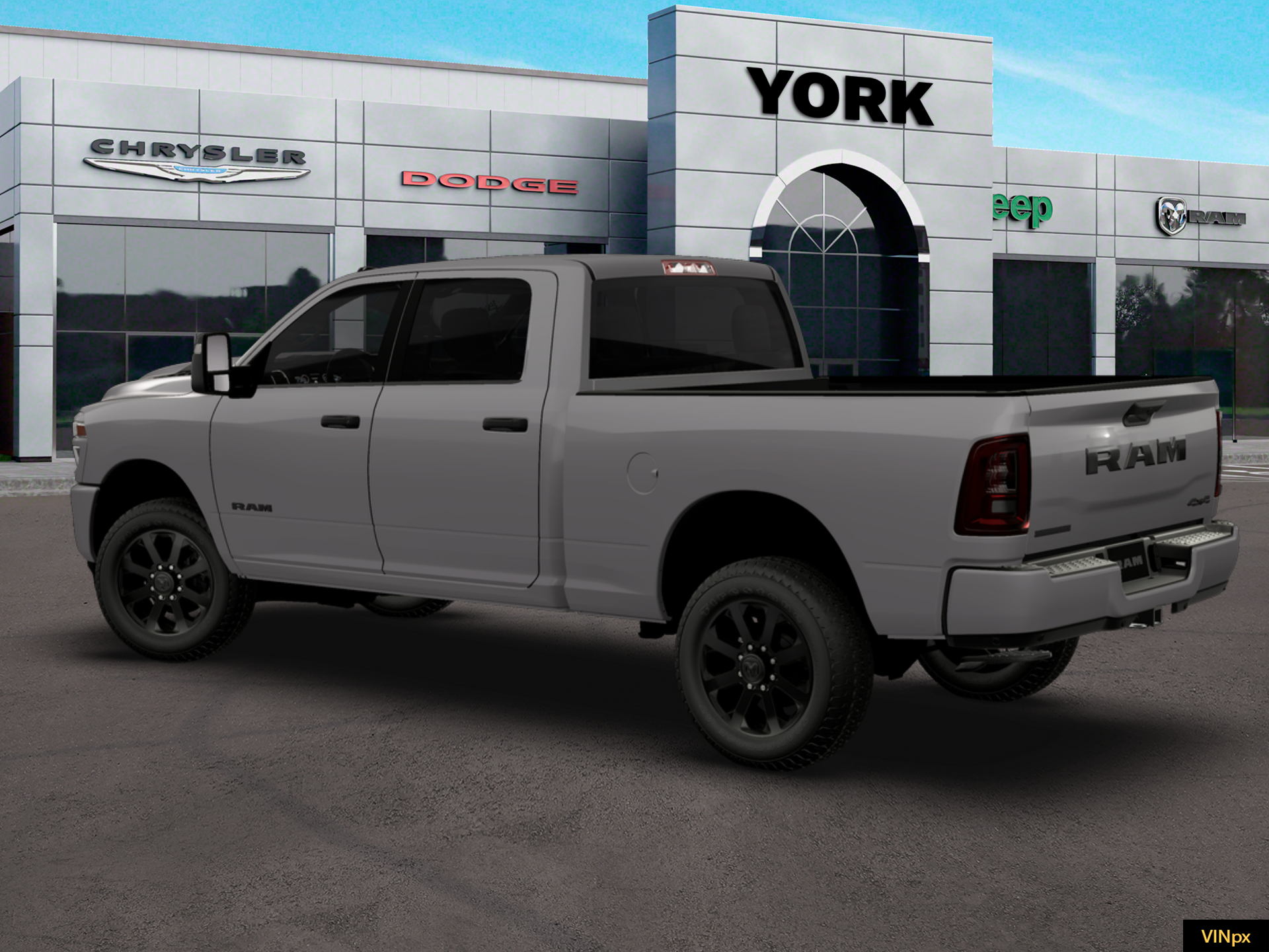 New 2026 Ceramic Gray Clear-Coat Exterior Paint RAM BIG HORN image 16
