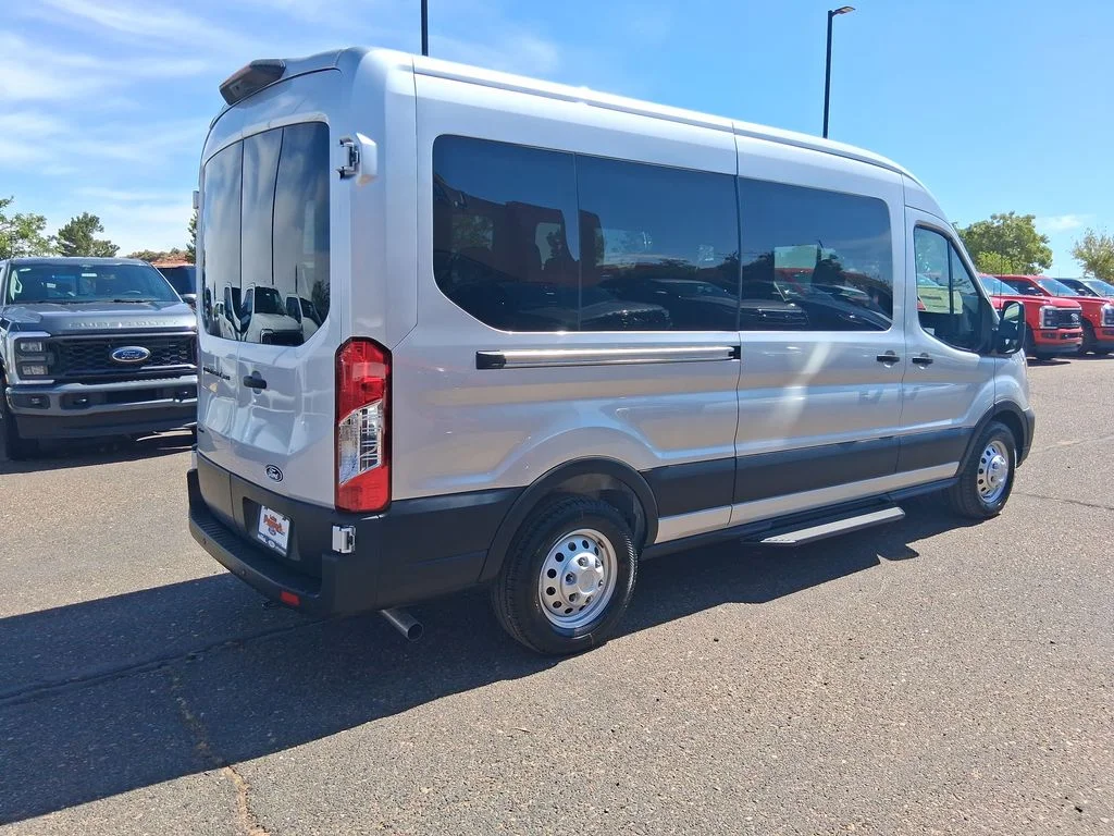 New 2026 Ingot Silver Metallic Ford Passenger Van XL image 5
