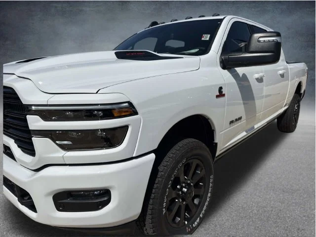 New 2027 Bright White Clear-Coat Exterior Paint RAM Laramie image 10