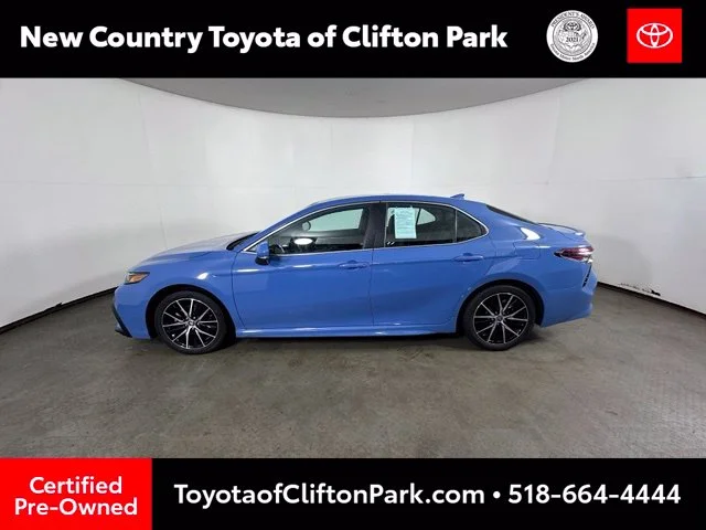 Certified Used 2024 Blue Toyota SE image 4