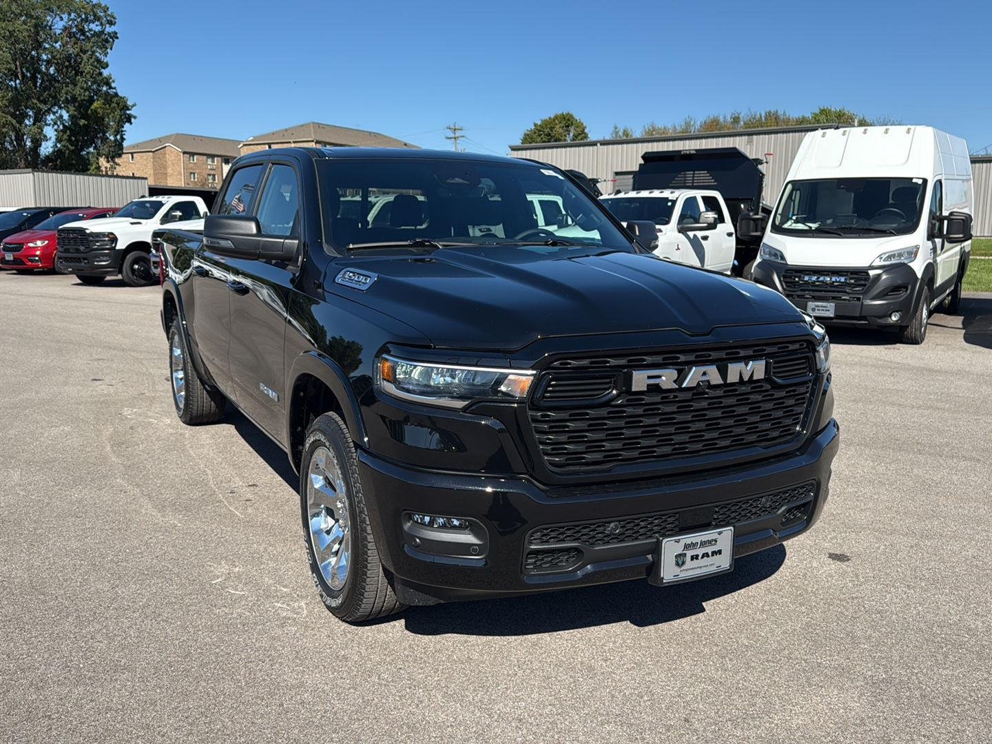 New 2026 Diamond Black Crystal Pearl-Coat Exterior Paint RAM Big Horn image 2