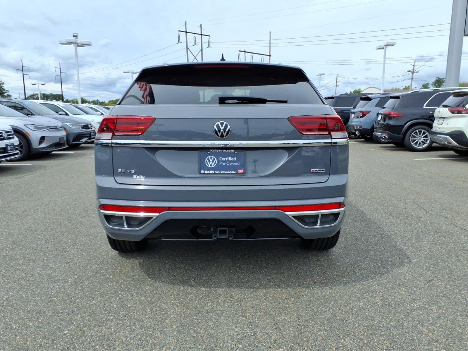 Certified Used 2021 Pure Gray Volkswagen 3.6L V6 SE w/Technology R-Line image 6
