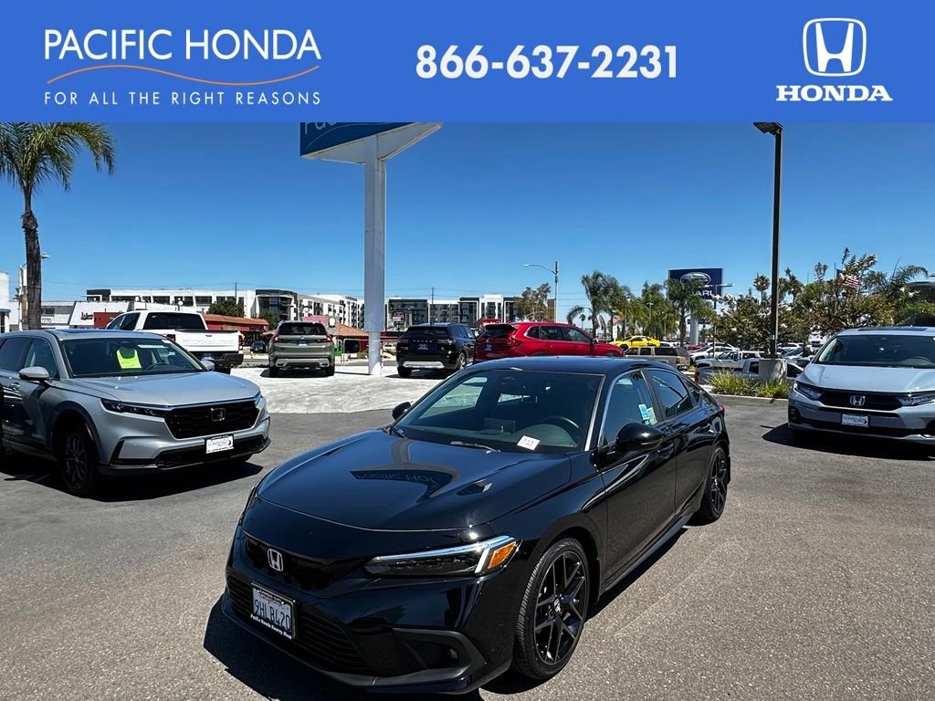 Certified Used 2023 Crystal Black Pearl Honda Sport Touring image 1