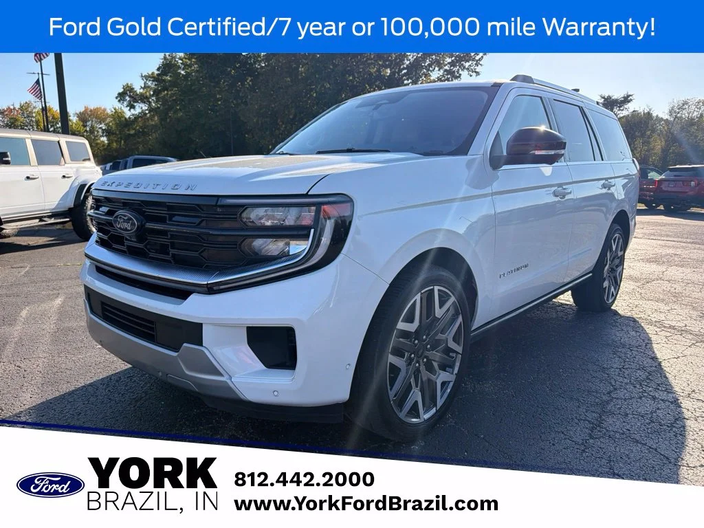 Certified Used 2025 White Ford Platinum image 1