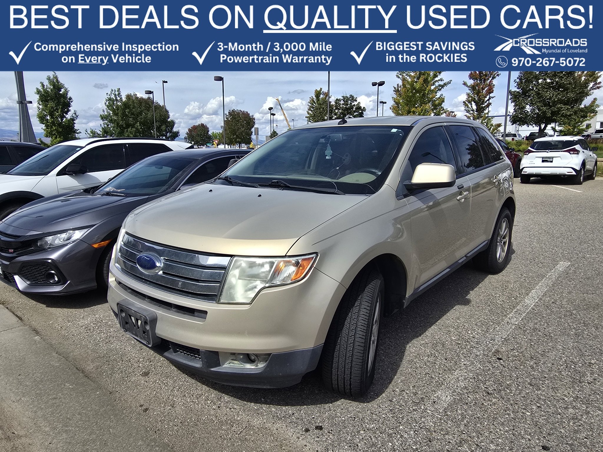 Used 2007 Gold Ford SEL image 1