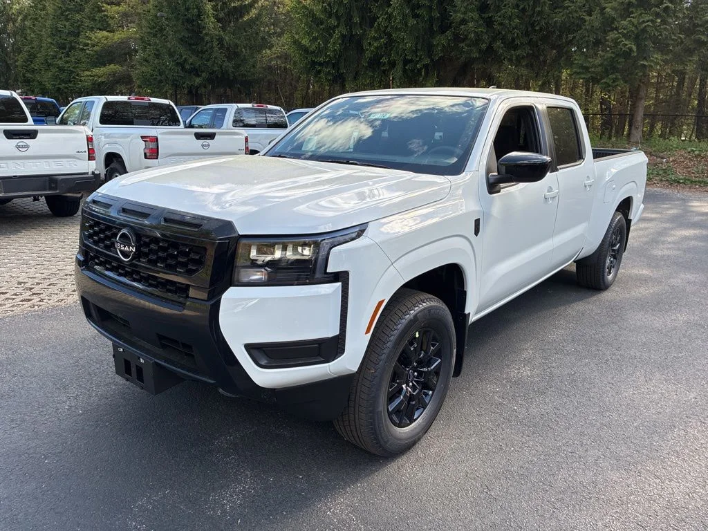 New 2026 Glacier White Nissan Crew Cab SV Long Bed image 3