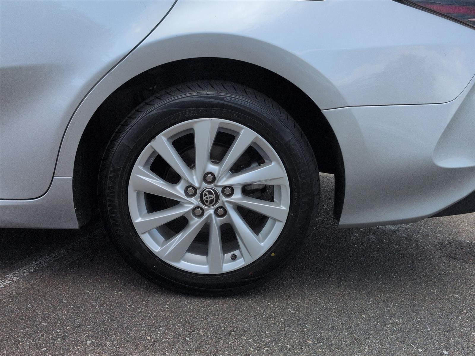 Used 2021 Celestial Silver Metallic Toyota LE image 11