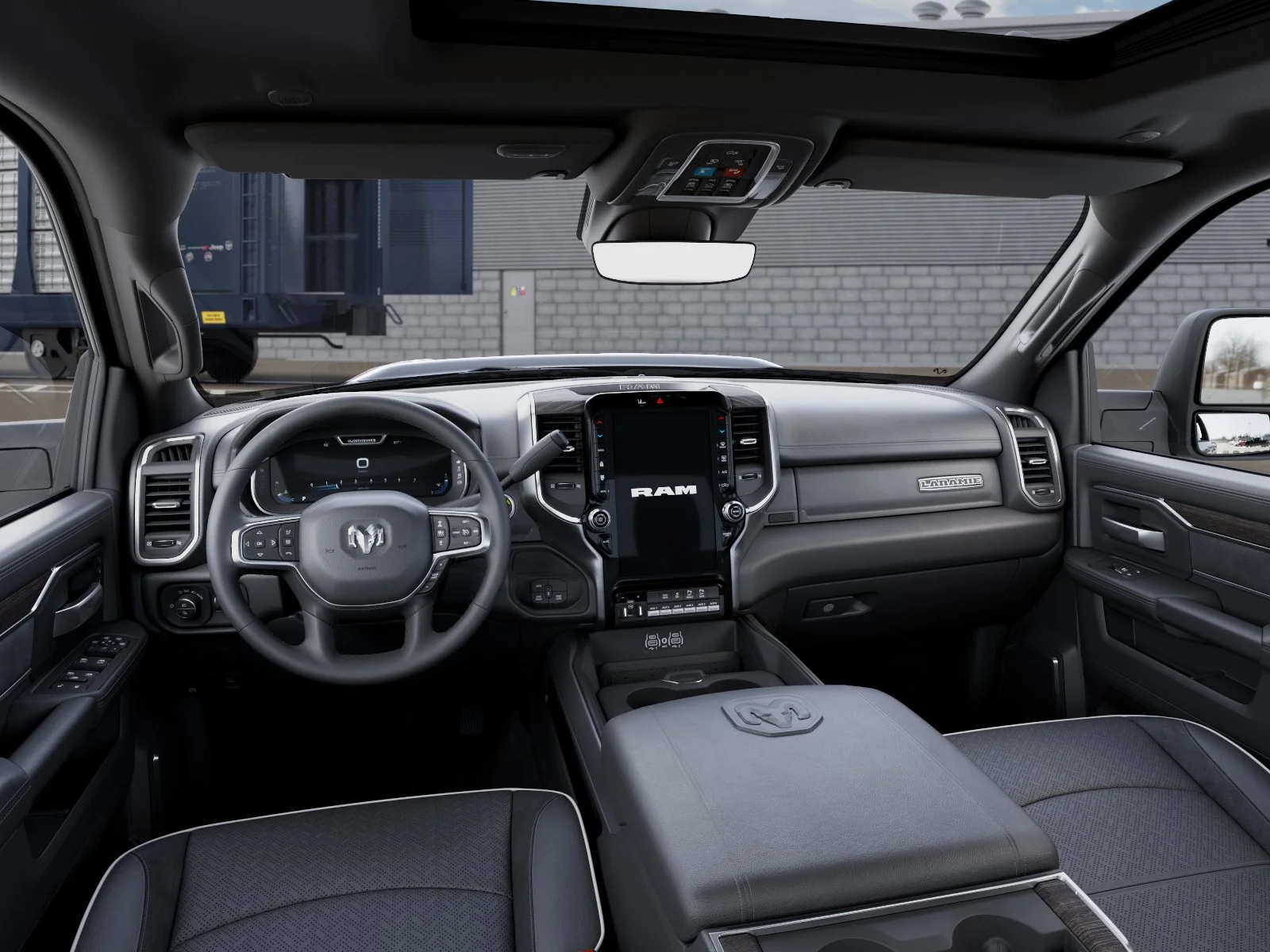 New 2026 Diamond Black Crystal Pearl-Coat Exterior Paint RAM Laramie image 8