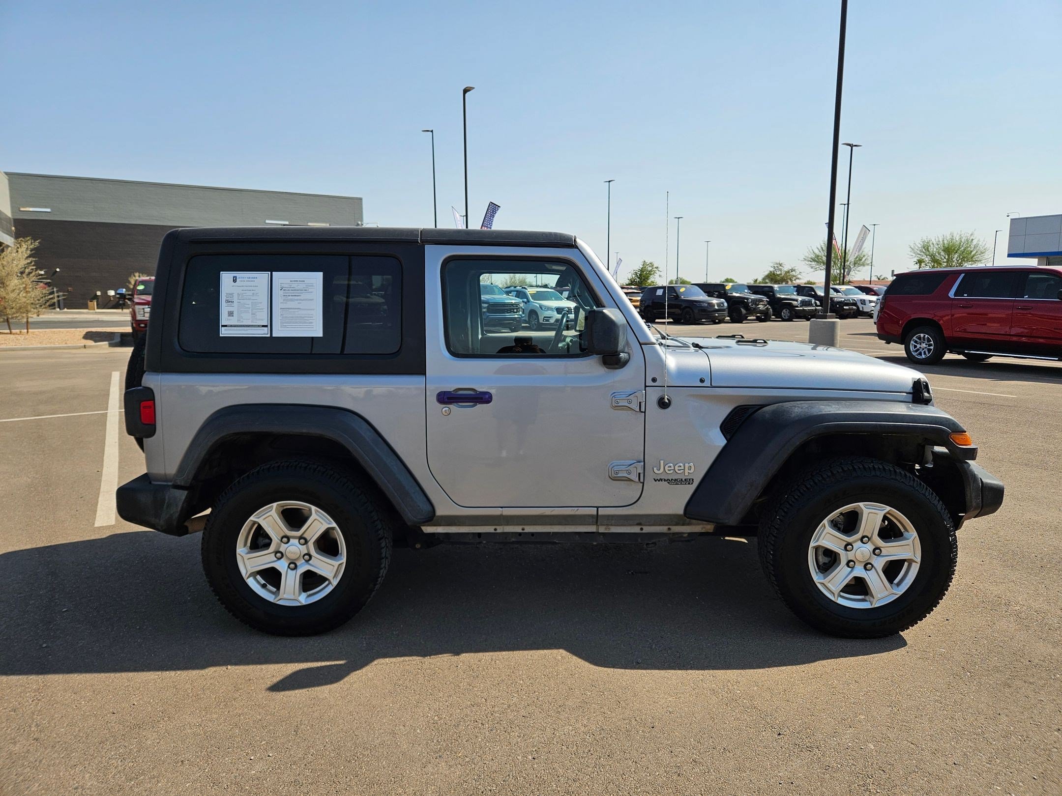 Certified Used 2020 Silver Jeep Sport S 4x4 image 6