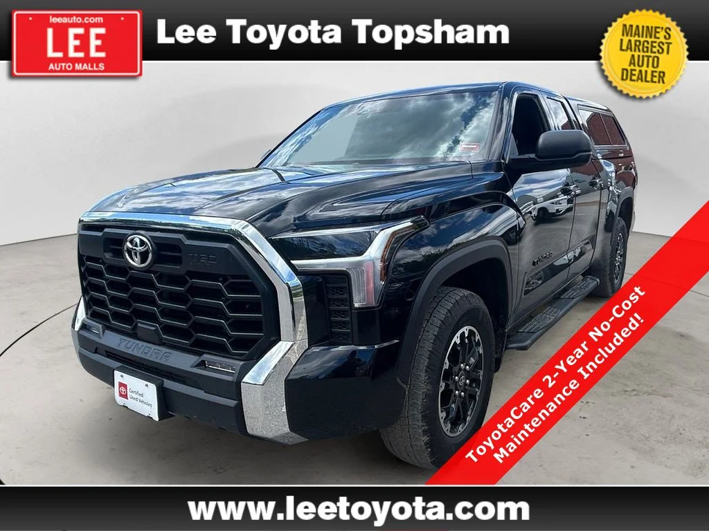 Certified Used 2025 Midnight Black Metallic Toyota SR5 image 1