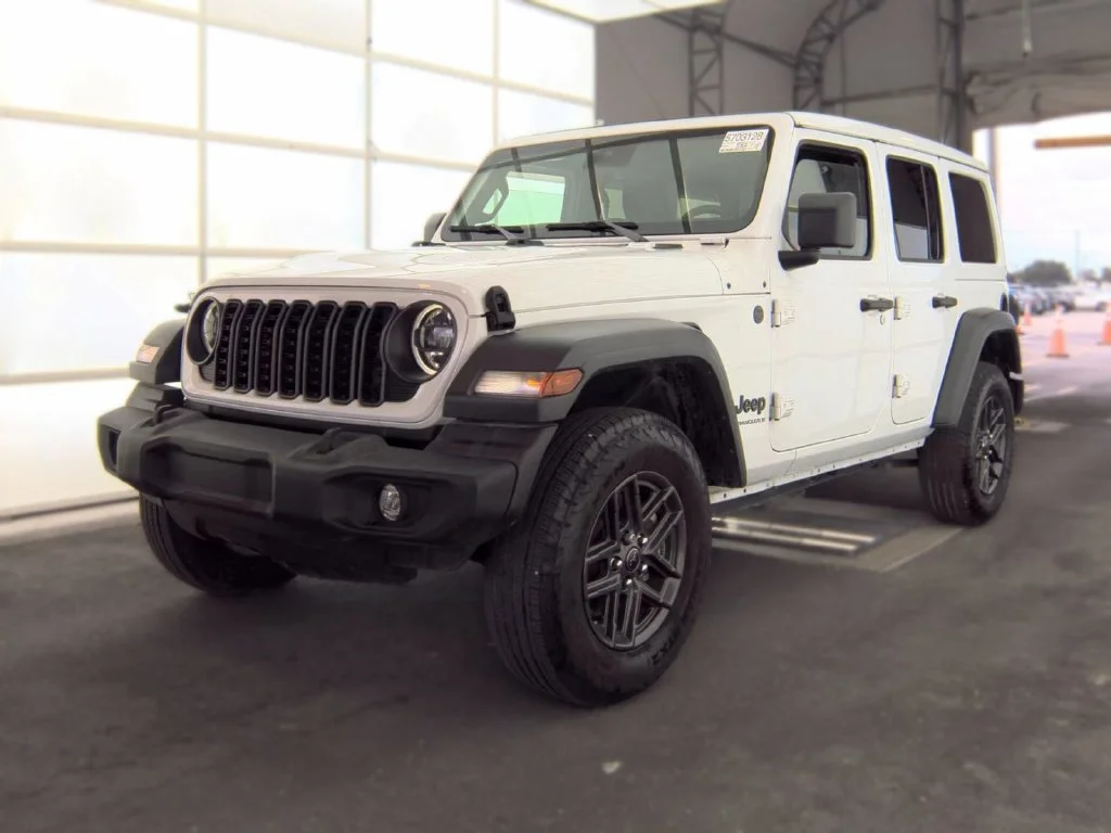 Used 2024 White Jeep Sport S image 1