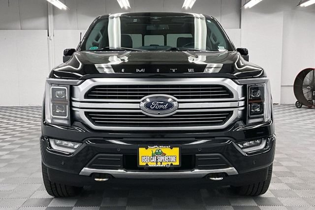 Used 2023 Agate Black Metallic Ford Limited image 4