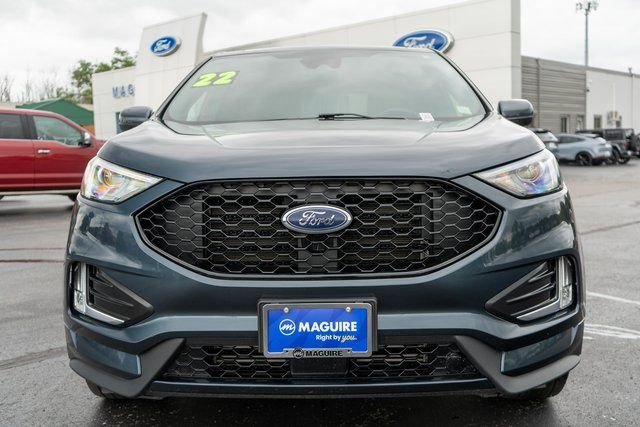 Used 2022 Stone Blue Metallic Ford ST Line image 3