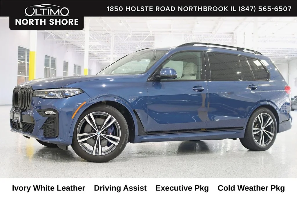 Used 2022 Blue BMW M50i image 1