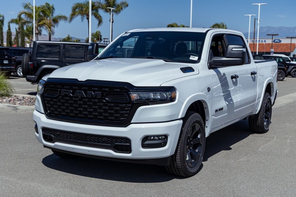 New 2026 Bright White Clear-Coat Exterior Paint RAM Big Horn Night Edition image 7
