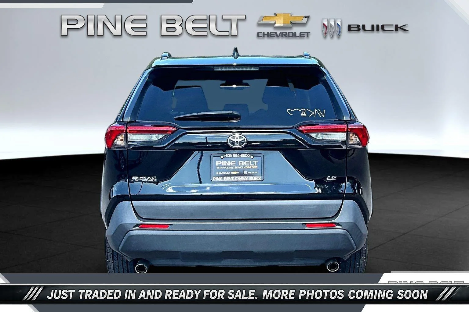 Used 2021 Midnight Black Metallic Toyota LE image 4