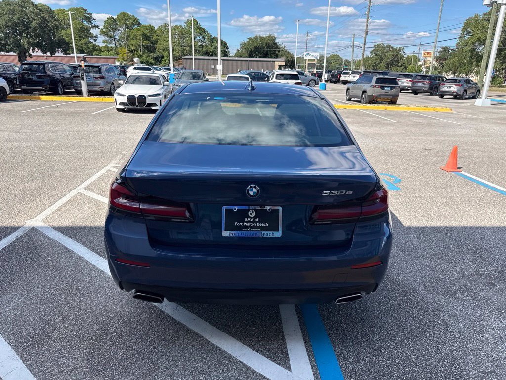 Used 2023 Blue BMW 530e iPerformance image 8