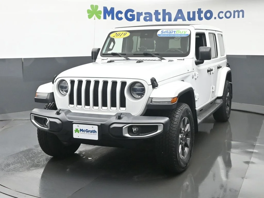 Used 2019 White Jeep Unlimited Sahara image 20
