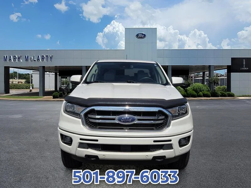 Used 2020 White Platinum Clearcoat Metal FORD LARIAT 2WD SUPERCREW 5