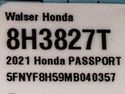 Used 2021 Crystal Black Pearl Honda EX-L AWD image 28