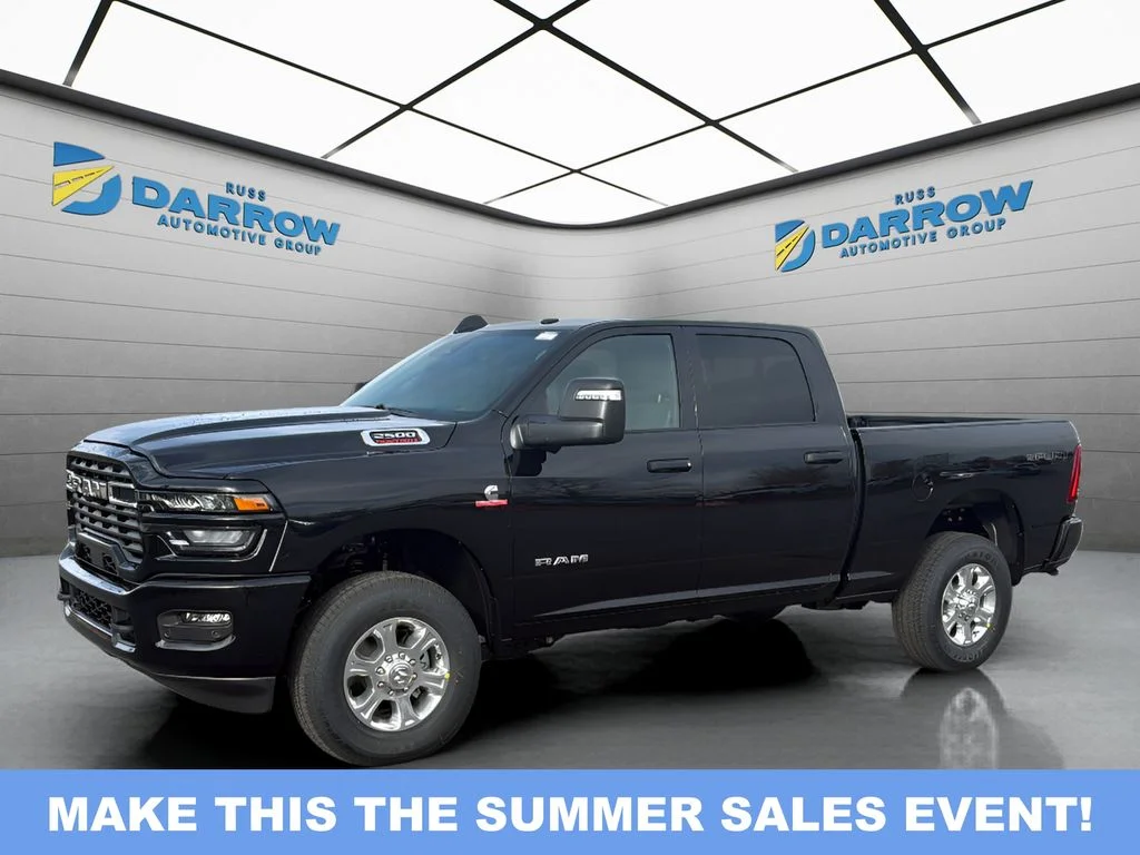 New 2026 Diamond Black Crystal Pearl-Coat Exterior Paint RAM Big Horn image 1