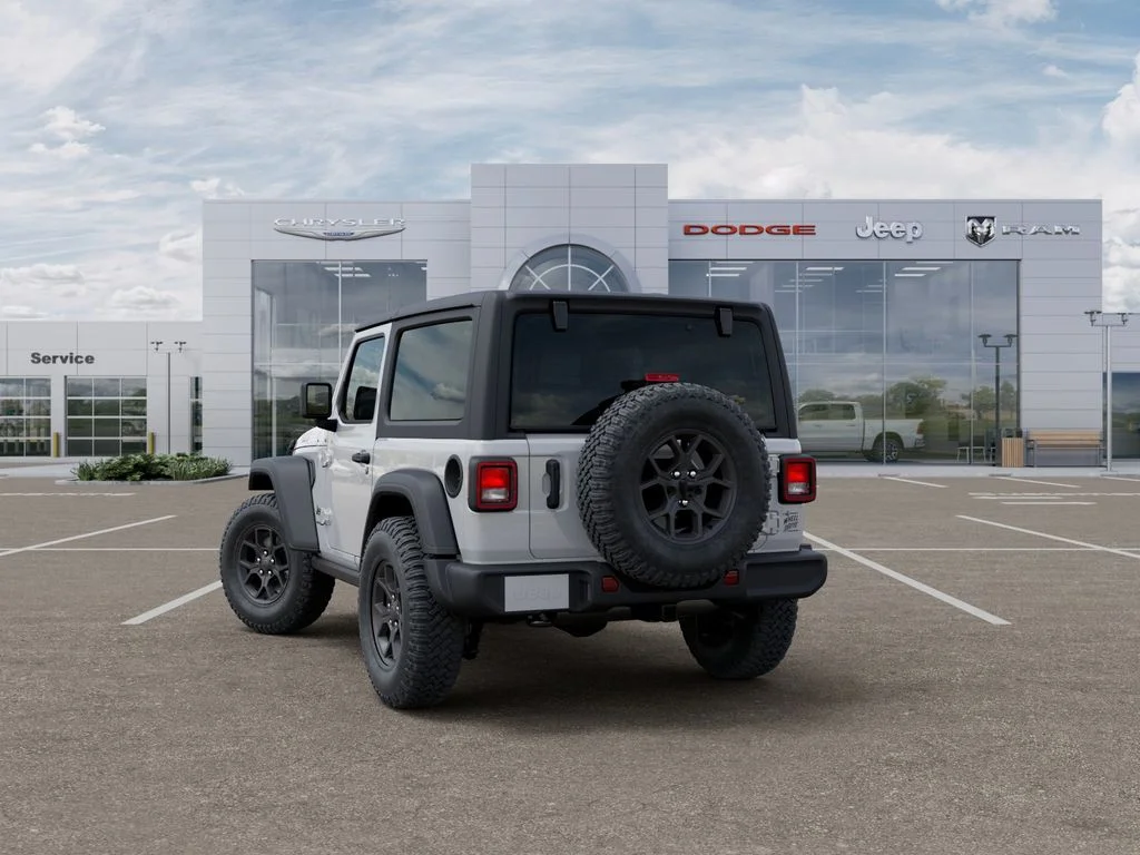 New 2026 Bright White Clear-Coat Exterior Paint Jeep Willys image 3