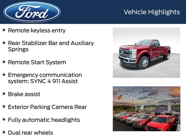 New 2026 Ruby Red Metallic Tinted Clearcoat Ford F-450® XLT image 8