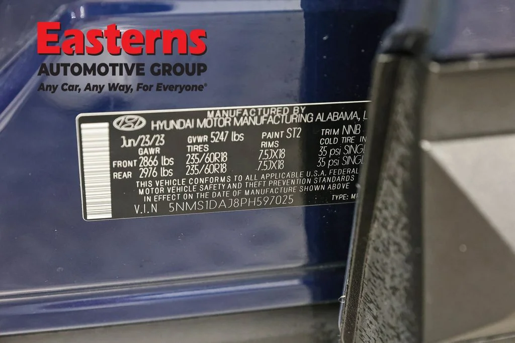 Used 2023 Blue Hyundai SE image 33