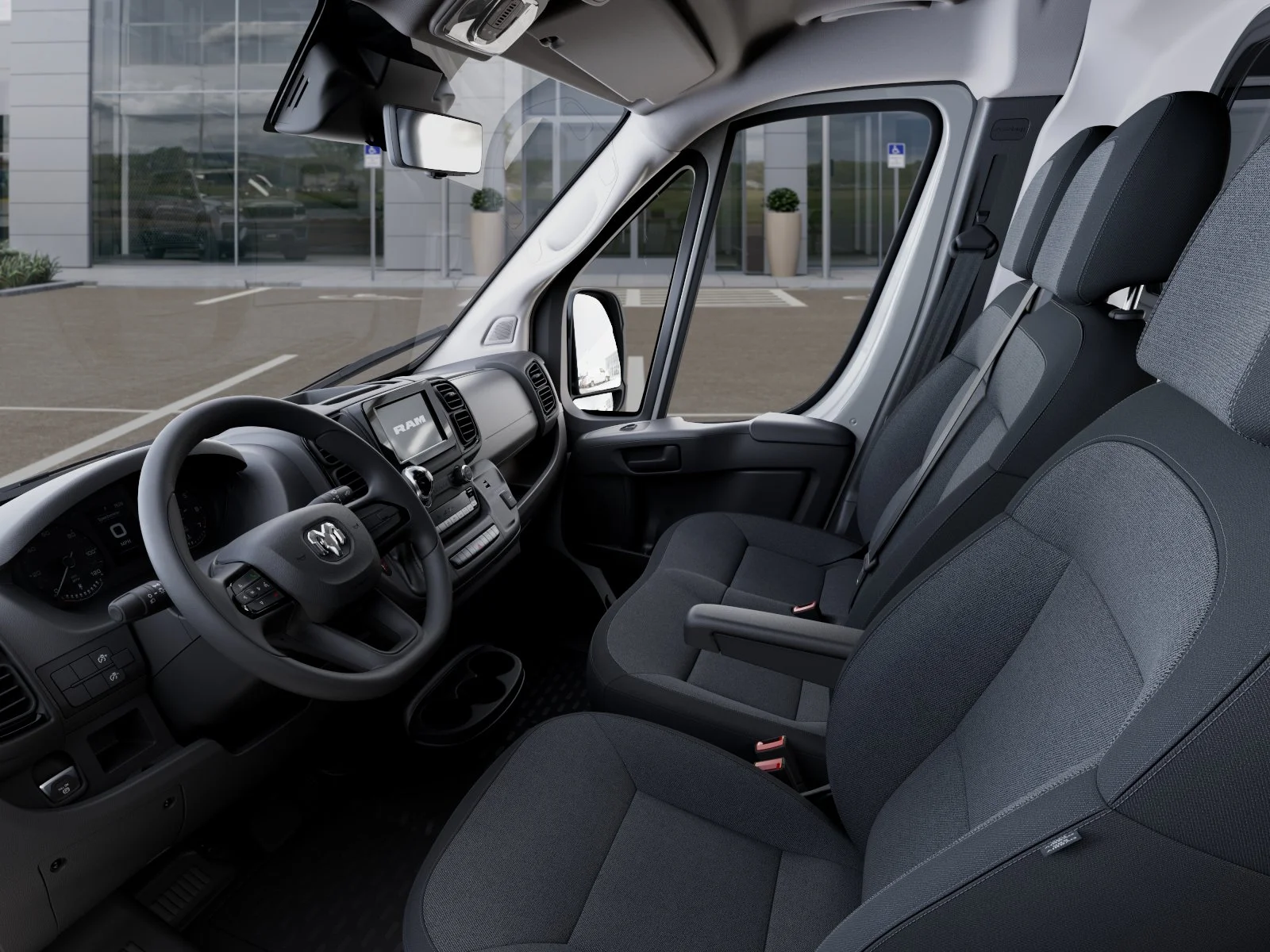 New 2026 Bright White Clearcoat RAM Low Roof image 49