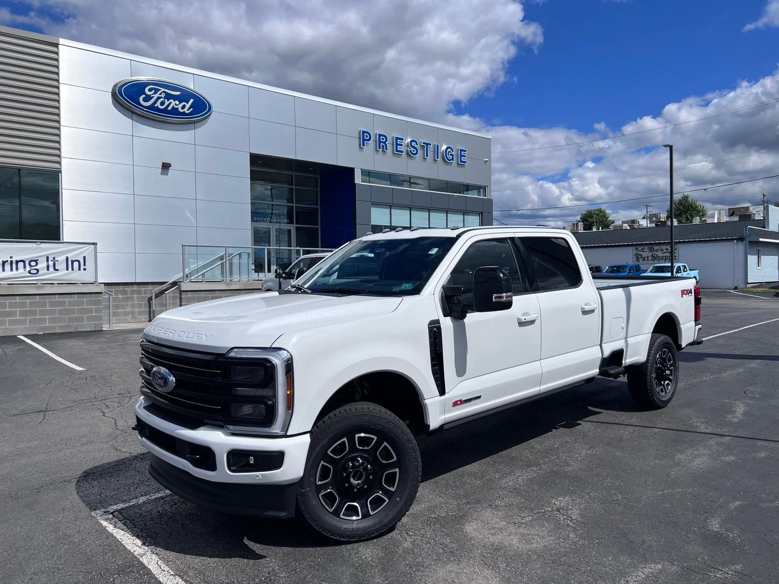 New 2026 Star White Metallic Tri-Coat Ford F-350® Platinum® image 1