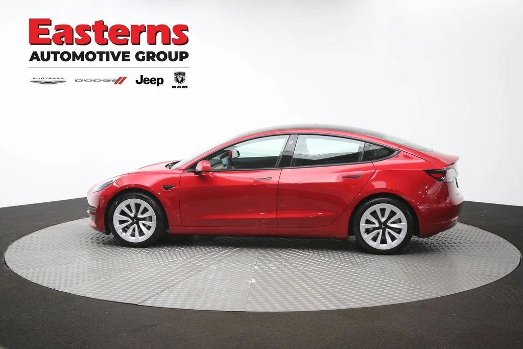 Used 2021 Red Tesla Standard Range Plus image 53