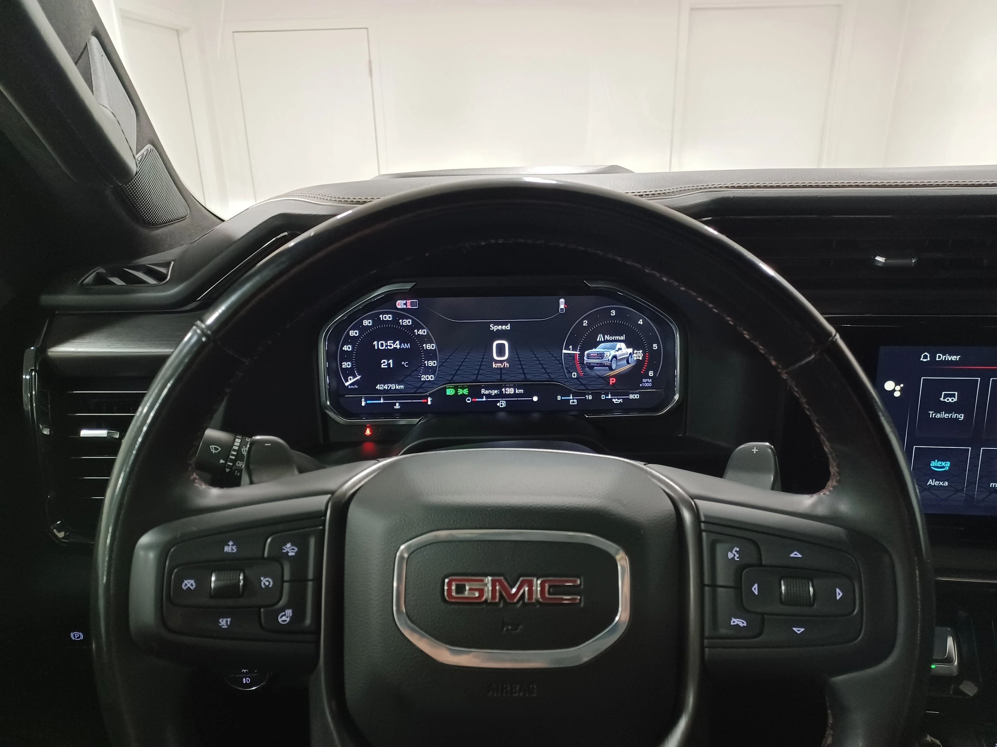 Used 2024 Sterling Metallic GMC AT4X 4WD*3.0L Duramax | Adaptive Cruise | Remote Start | Cooled Leather | Sunroof | Htd Wheel | AEV image 15