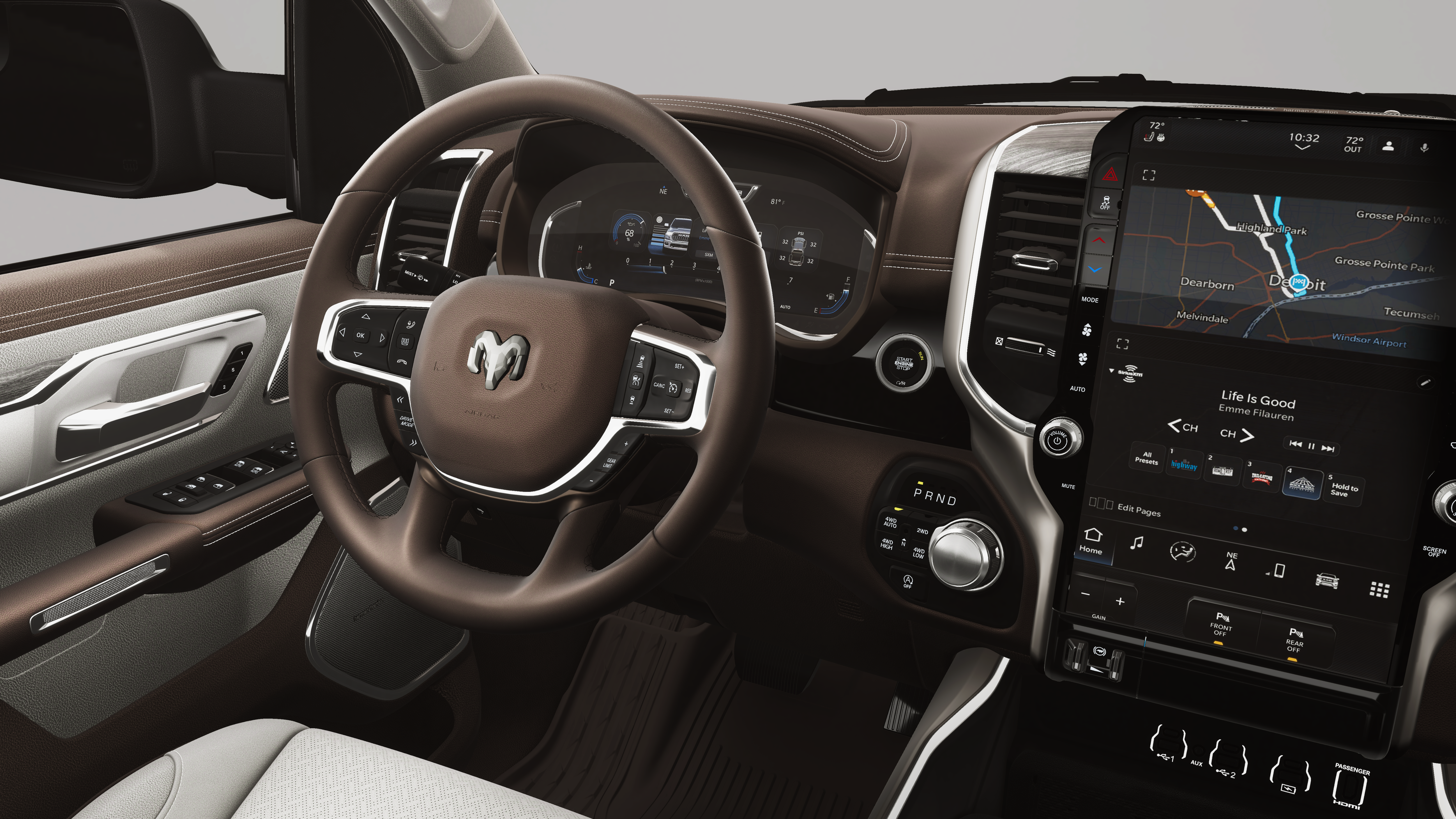 New 2026 Bright White Clear-Coat Exterior Paint RAM LARAMIE image 21