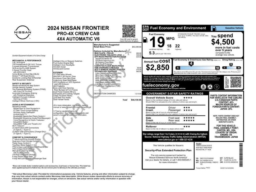 Used 2024 Black Nissan PRO-4X image 37