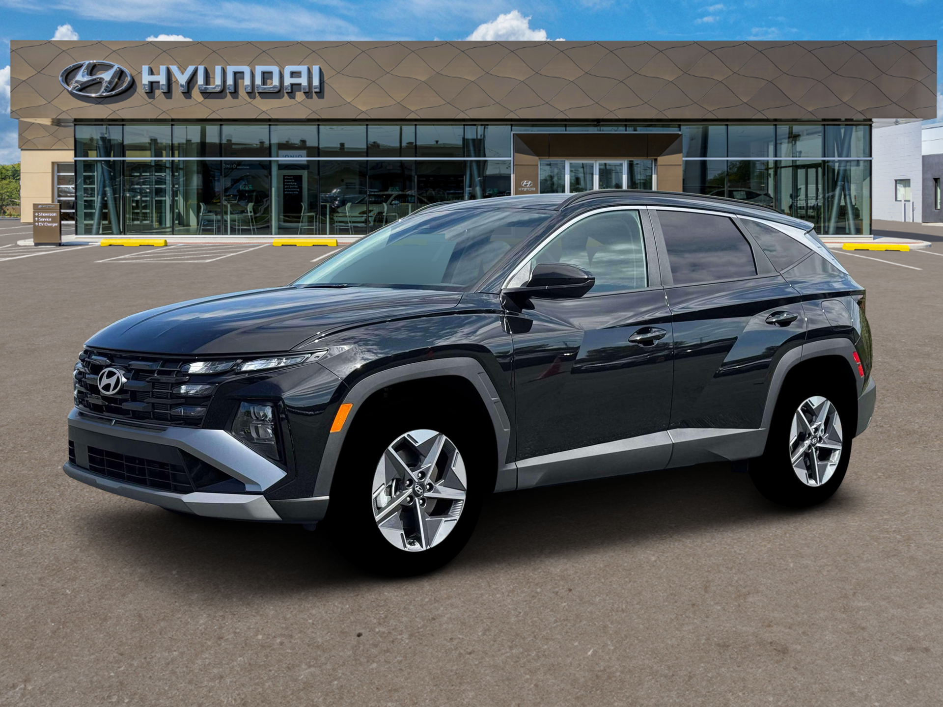 New 2026 Phantom Black Hyundai SEL Plus AWD image 2