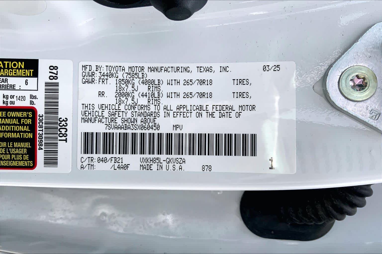 Used 2025 Ice Cap Toyota SR5 image 36