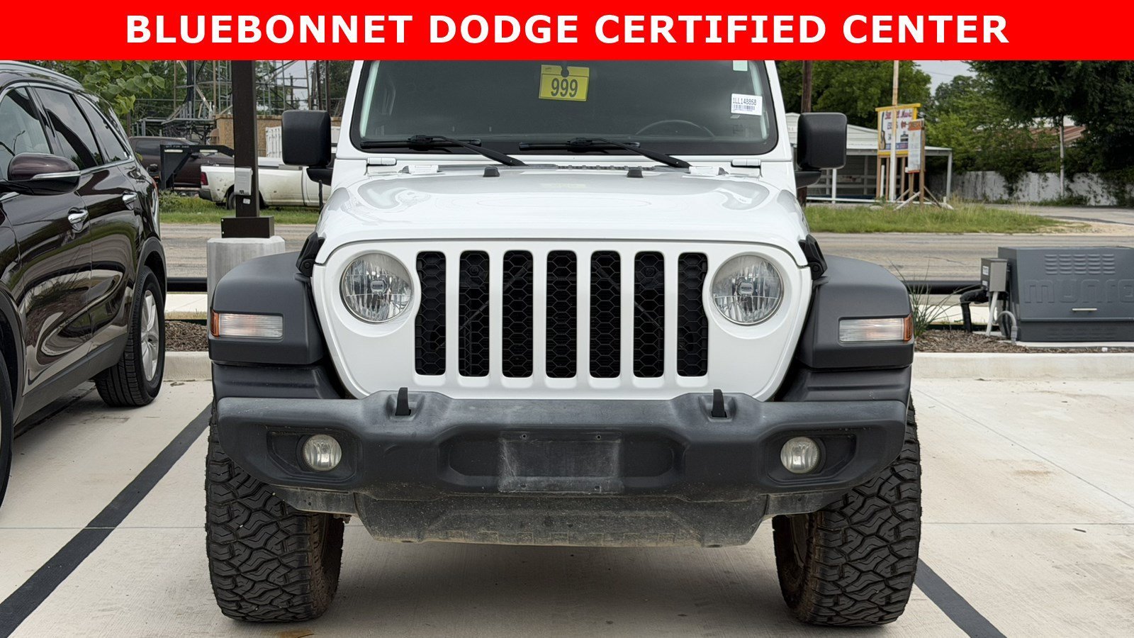 Certified Used 2020 Bright White Clearcoat Jeep Sport S image 2